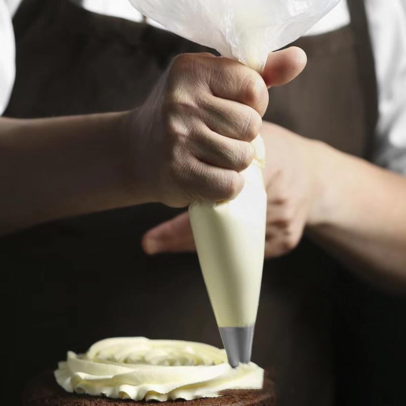 100PCS S/M/L Plastic Piping Bag Disposable Baking Cake Cream Baby Food Baby Squeeze Bag Bake