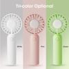 2025 USB Rechargeable Handheld Mini Fan 3-Speed Portable for Outdoor Office Desk Travel Summer