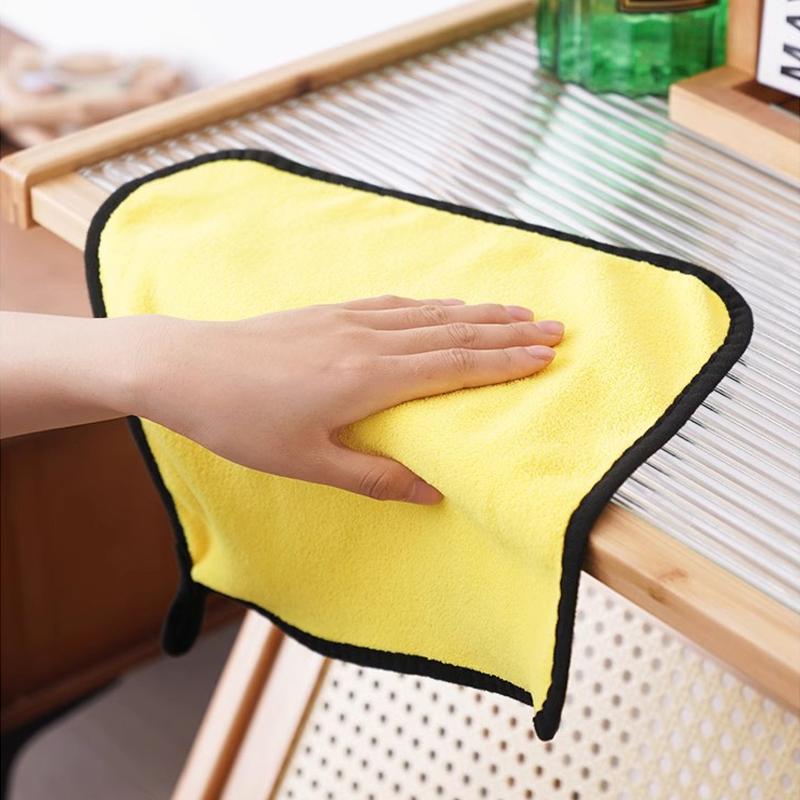 5 Stück Auto Nano Ultra Faser Tuch Handtuch Mikrofaser Autowaschhandtuch Korallenfleece Handtuch Autopflege Reinigungstuch Haushaltsreinigungstuch