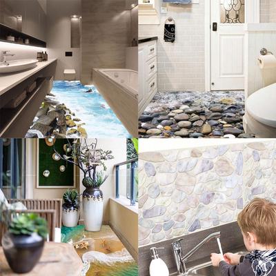 River Stone Wall Sticker 3d Cobble Waterproof Bathroom Kitchen Floor Decoration Tattoo Decals Home Buy At A Low Prices On Joom E Commerce Platform