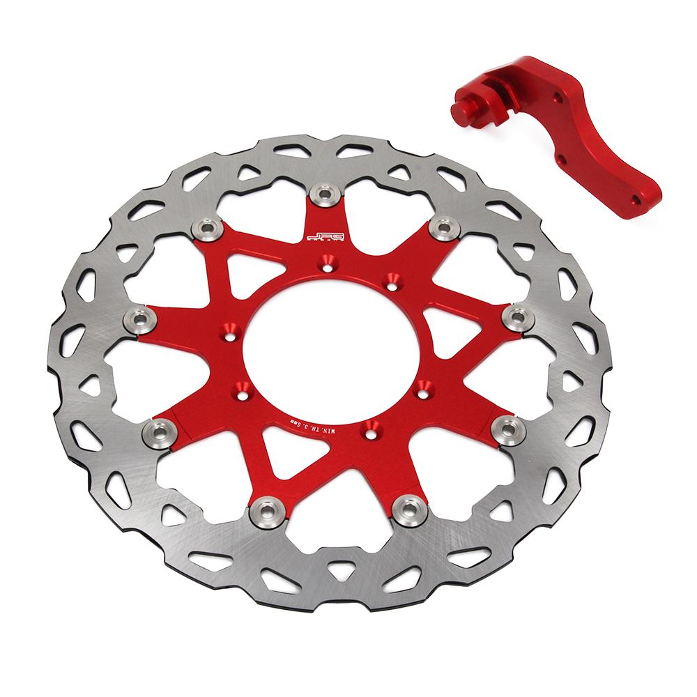 Motorcycle 320MM Floating Brake Disc Rotor With Bracket For HONDA CR125R CRF250R 450R CRF250X 450X SUPERMOTARD OEM 45190-MEN-006 set