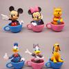In Stock 6Pcs/Set Mouse Winnie Pooh Duck Cup Style Blind Box Kawaii Action Figure Model Ornament Toy Birthday Gifts For Girls