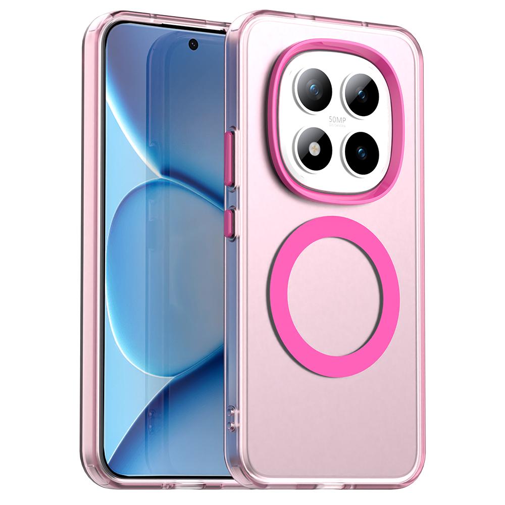 

Transparent Magnetic Wireless Charge Protector Phone Case for Redmi Note 15 14 13 12 Pro Plus POCO X5 X6 X7 15C 5G Armor Cover Redmi Note 14 Pro 4G
