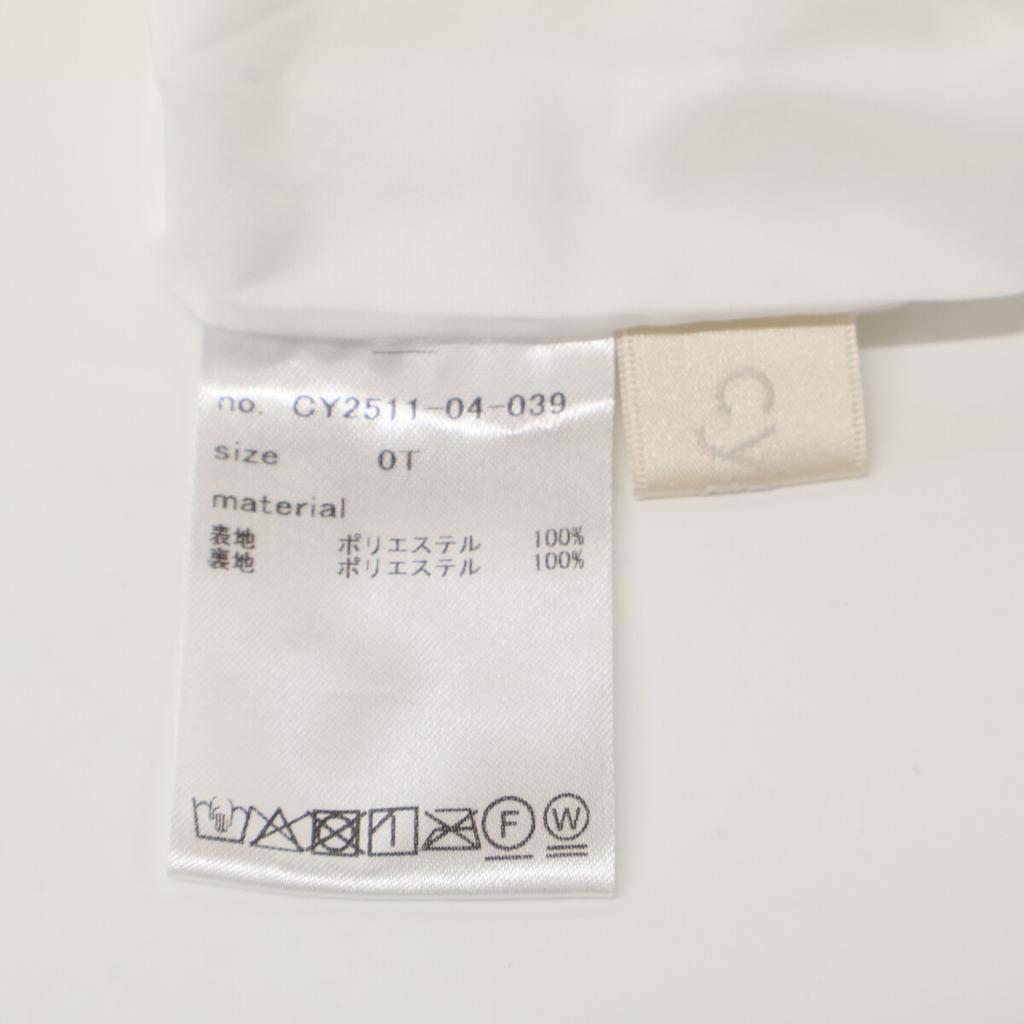 Cygne White CY2511-04-039 Cut Jacquard Pants Roman Bottoms OT whiteUsed