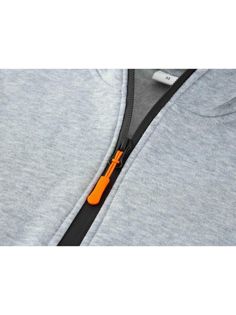 2025 Herr vår- och höstsporthuvtröja med ståkrage - Avslappnad topp