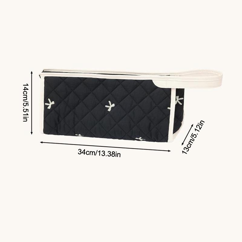 Quilted Travel Case Compatible With Dyson Airwrap & Shark Flexstyle, Cotton Floral Carrying Storage Bag For Dyson Hair Dryer