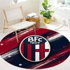 Bologna FC 1909 Round Area Rug,Carpet Rug for Living Room Bedroom Sofa Playroom Decor,Non-slip Floor Mat