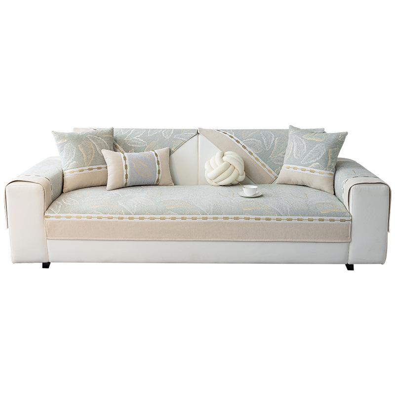 New Chenille Sofa Cushion Four Seasons Universal Light Luxury High Sense Seat Cushion Non-Slip Leather Sofa Cover Cover Cloth