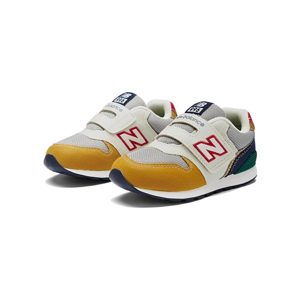 New Balance NB 996 Abrasion Resistant Low top Toddler Shoes Yellow Gray Infant And Toddler IZ996JP3