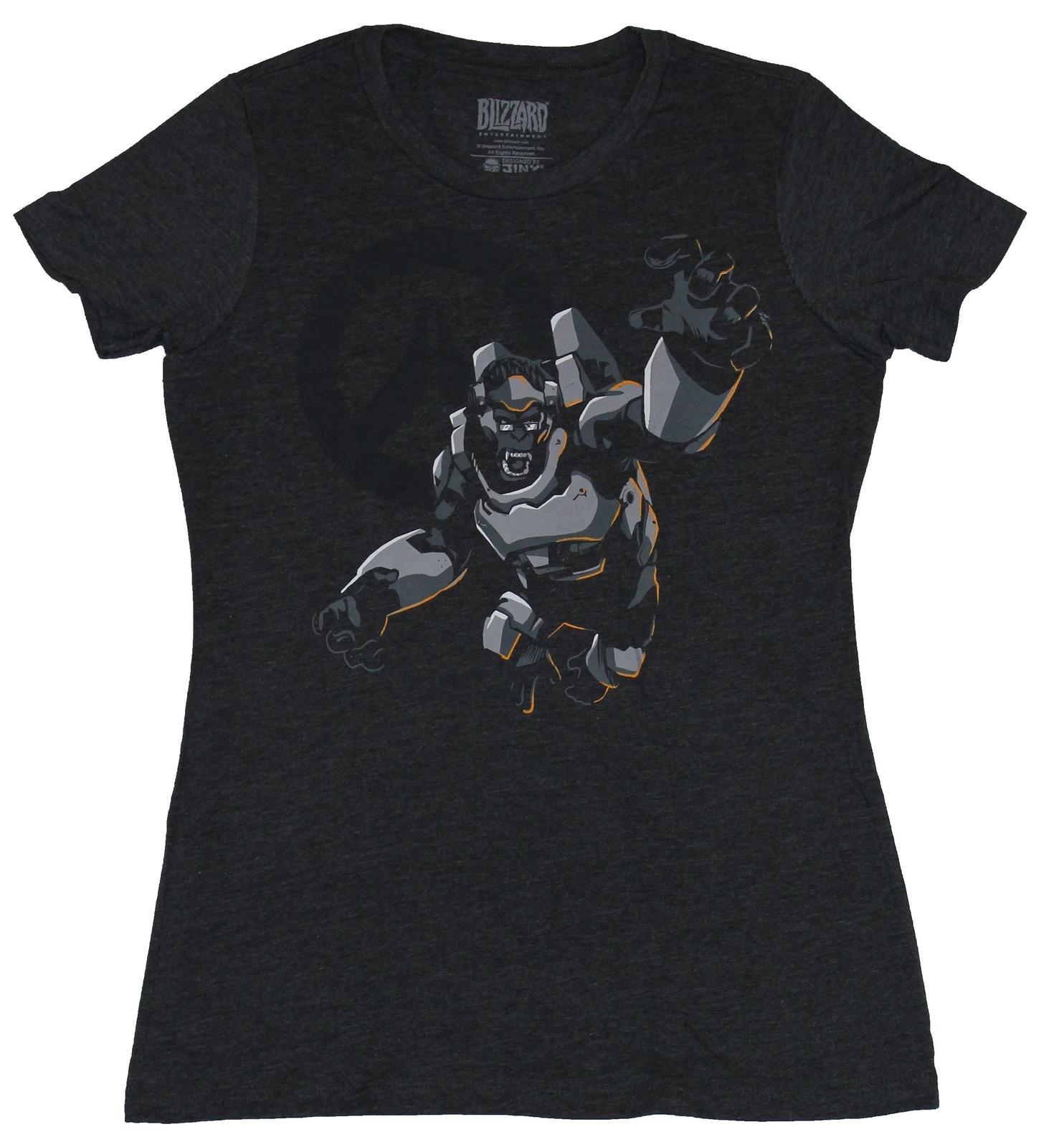Overwatch Girls Juniors T-Shirt - Winston: Humanity s Champion L