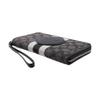 Coach Dempsey 18 Round Logo Stripe Jacquard Pebble Leather Wallet Women Wallet Black C9073-SVRT6