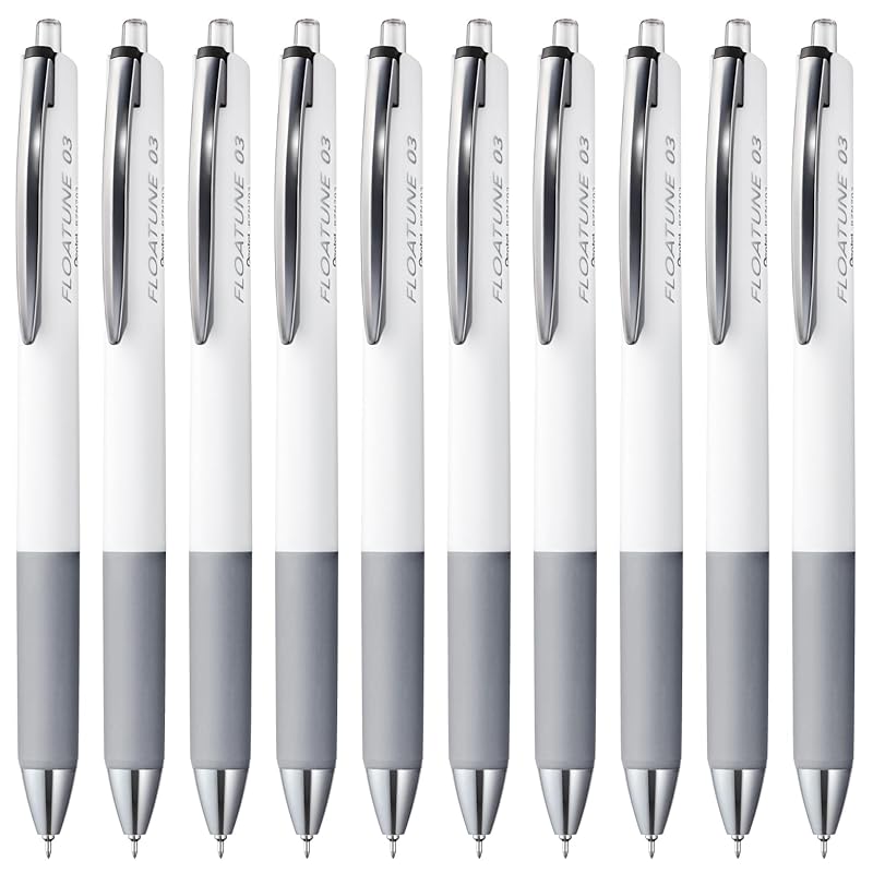 

Pentel oily ballpoint pen flow tune 0.3mm black 10 pieces BZN203-A