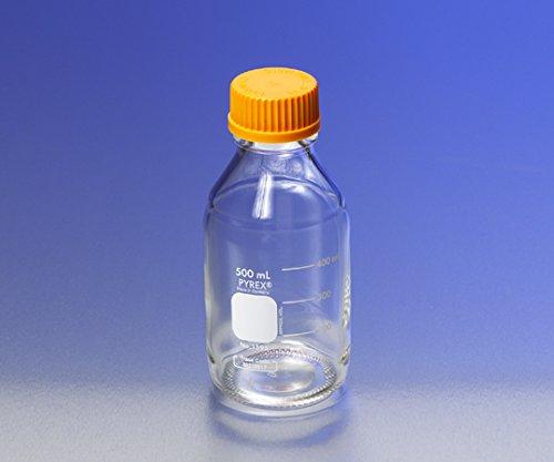 

Corning PYREX Medium Bottle (with PYREX® Orange Cap), Clear, 1000mL / 1-4994-06