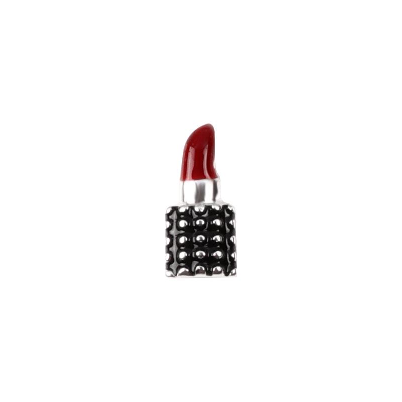 Romantic Red Lips Rhinestone Lipstick 3D Nail Art Decorations