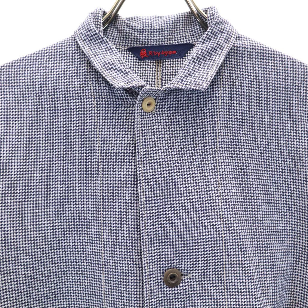 R by 45rpm feito no Japão Padrão escalonado Manga 7 minutos Vestido camisa Mulher Usado