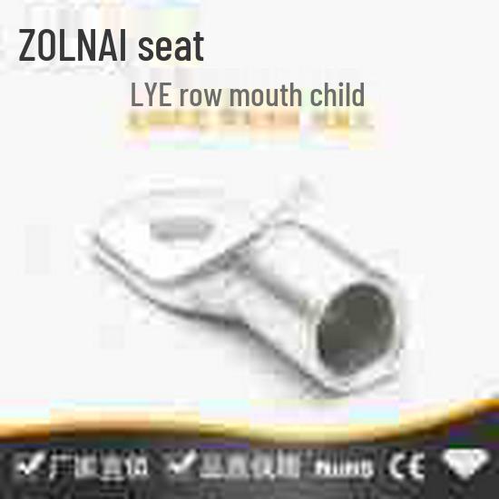 LYF Copper Terminal Lug 10-95 Sq Mm Wire Nose Tin-plated Peek-hole Crimping Head