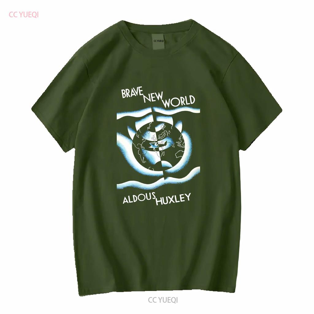 Brave New World V2 Affiche T-shirt Homme toutes tailles S 5XL manches longues ou courtes vintage Lavé Haut Pour un usage quotidien Confortable