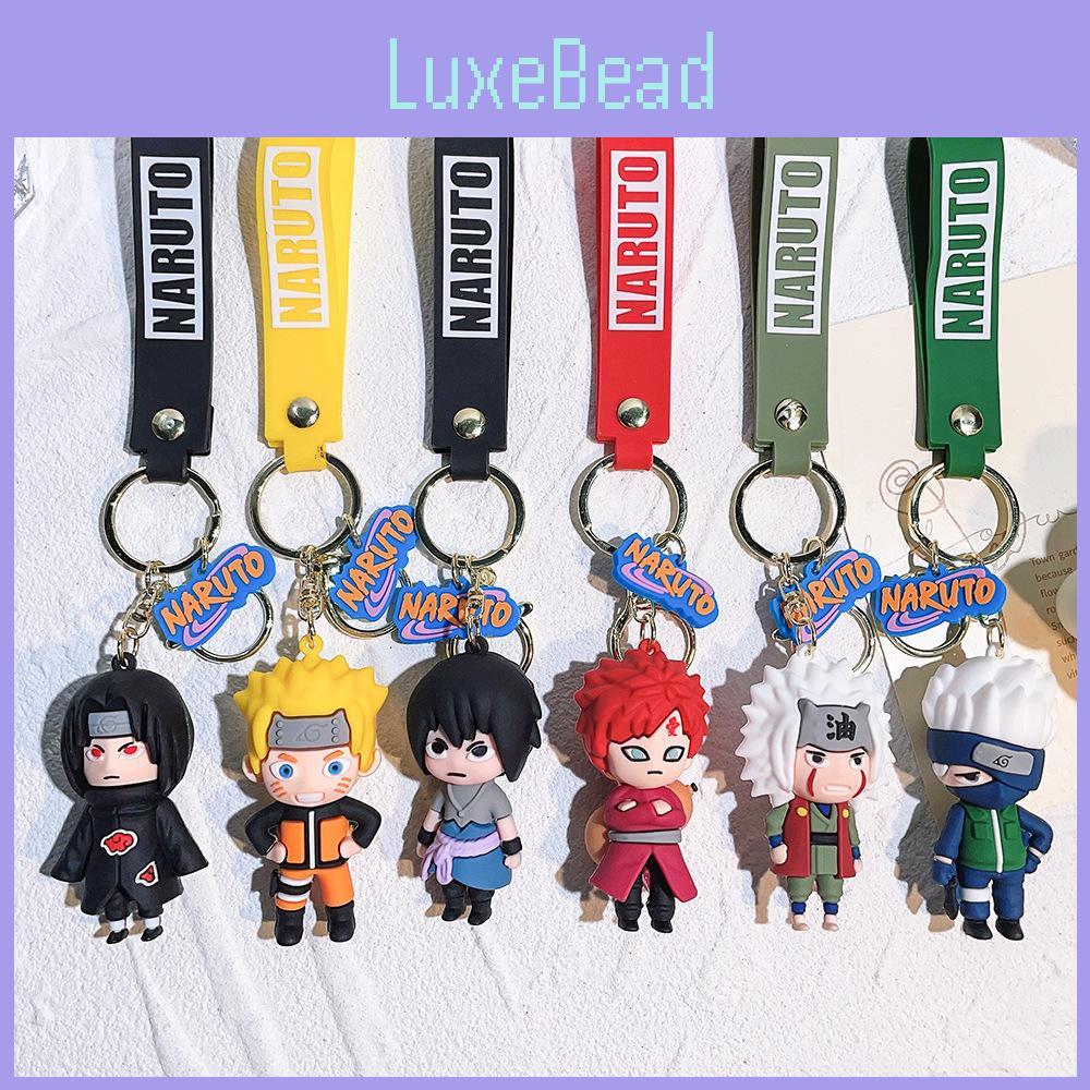 Cute Pvc Naruto Keychain Soft Rubber Figure Halloween Party Gift For Friends