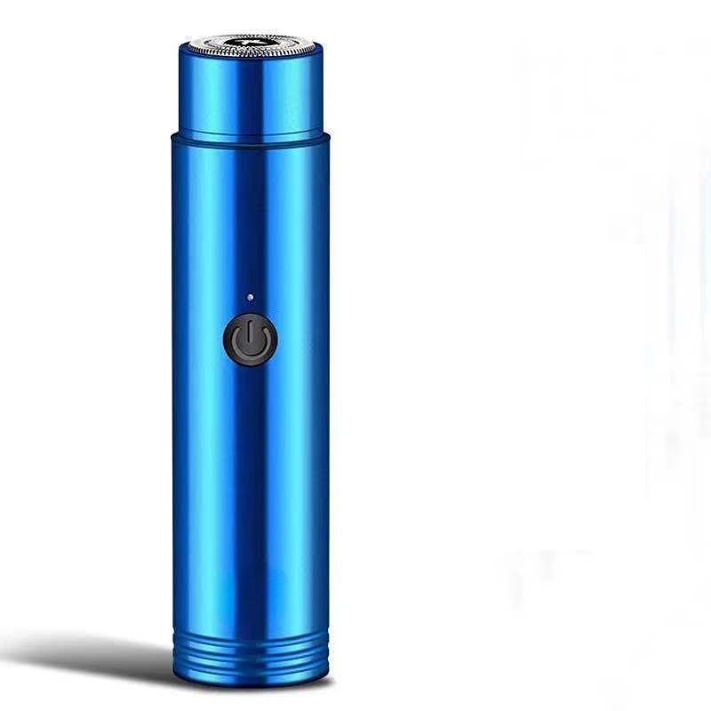 Mini afeitadora eléctrica, afeitadora eléctrica portátil recargable por USB para viaje