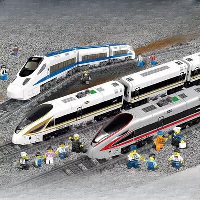 City High-Tech Kreativer Bahnhof Eisenbahngleise Power Function Bausteine Ziegel DIY Kinder Eisenbahnen Spielzeug Kinder Geburtstag Weihnachtsgeschenke