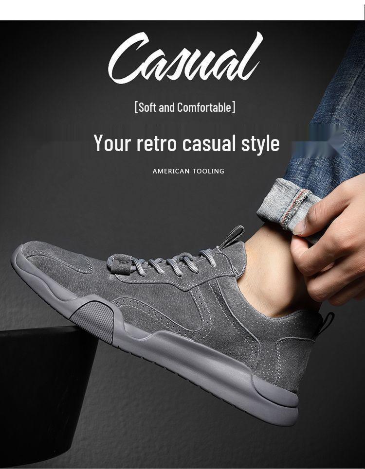 Men's Non-Slip Wear-Resistant Outdoor Work and Sports Shoes for Summer Construction and Mountaineering
