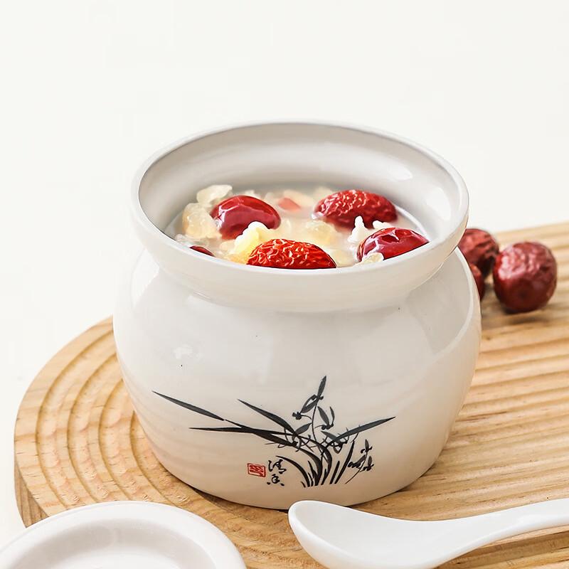 Ru Han Ceramic Double Boiler Stew Pot Set