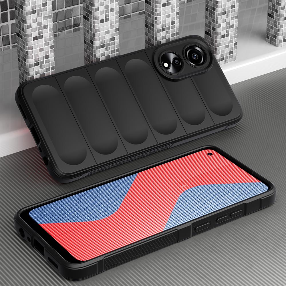 KEYSION Shockproof Matte Case for OPPO A3 Pro 5G A60 4G Anti-skid Soft Silicone Phone Back Cover for OPPO A60 4G A3 Pro 5G