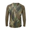 Męska Moda Drukowana Raglanowa Koszulka Sportowa z Długim Rękawem