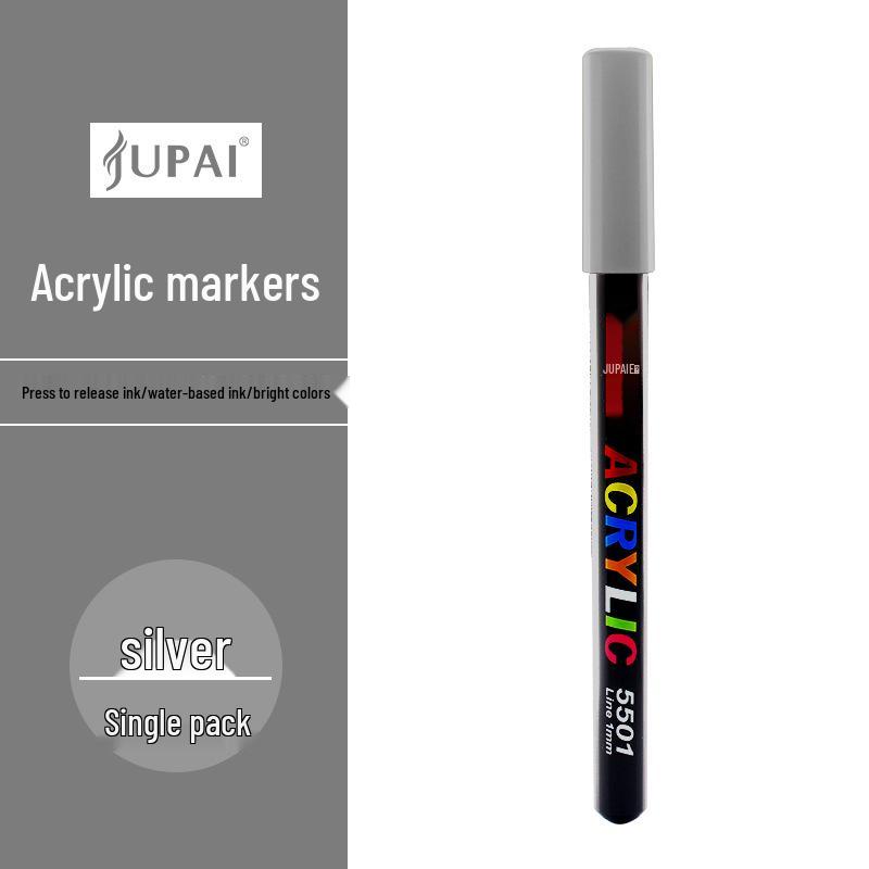 Pennarello acrilico gigante impilabile singolo per l'arte degli studenti, colore speciale non trasparente. Ideale per progetti con acquerelli e pittura.