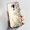 Druckmuster Hülle Für LG G7 thinQ Capa Weiches Silikon Schwarze Hülle Für LG G7thinQ Abdeckung Niedliche Blume Cartoon Hülle Funda Coque