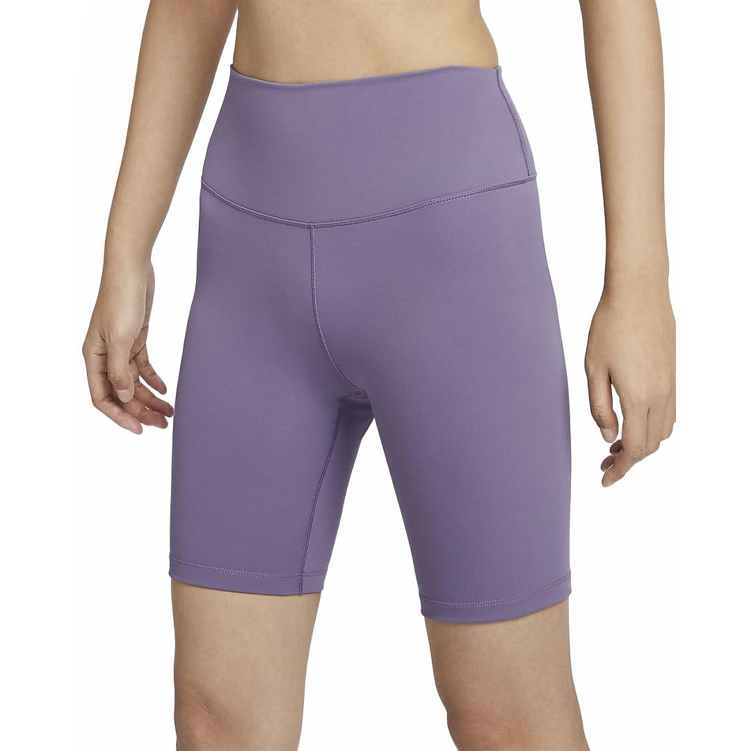 

Nike Быстросохнущие удобные велосипедные брюки с высокой посадкой женские низ Рассветно-темно-пурпурный Черный FN3207509 L