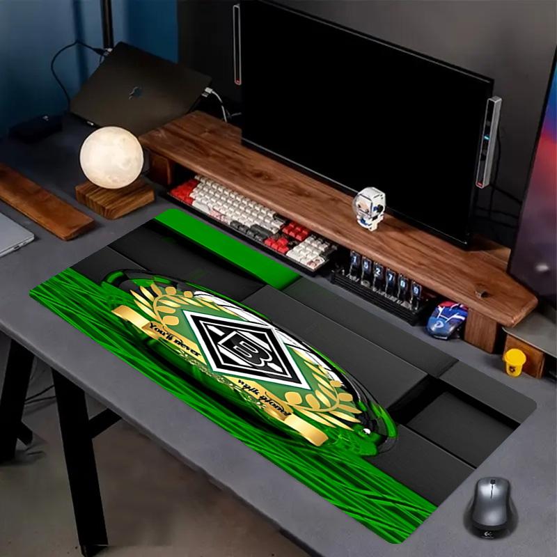 Borussia Mönchengladbach Print Mauspads, Anti-Rutsch Schreibtisch-Tastaturmatte, für PC Laptop Gaming Arbeiten Tägliche Nutzung, Cooles Festival Überraschungsgeschenk