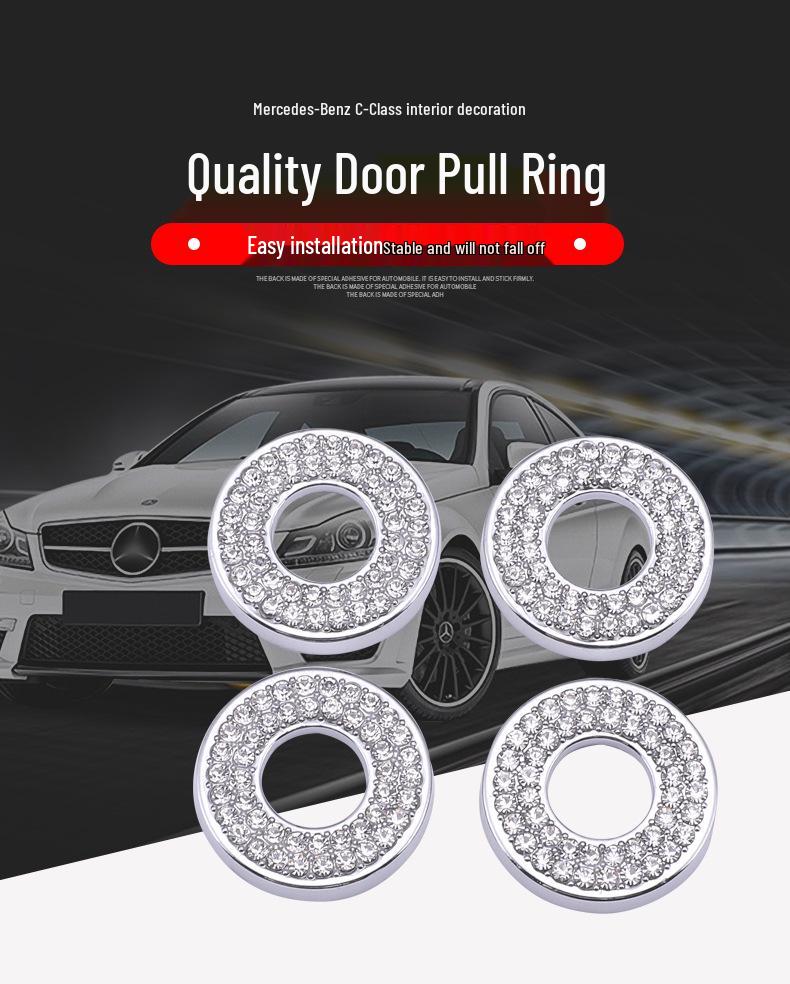 Mercedes-Benz GLC260/C200 Door Lift Cover & Decorative Ring for C200L/E300L Interiors