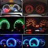 10 Pcs T5 Auto Car Dashboard Lights 2 3014 SMD Reading Instrument Panel Lamp No Polarity Led Bulb White 12V DC
