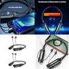 Dynamic Sound Neckband Earphones,6000mAh Battery, IPX6 for Sports, Bluetooth-compatible 5.2 Clear Phone Calls