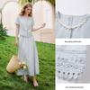 Women's Lace Embroidered Lyocell Blend Skirt Set