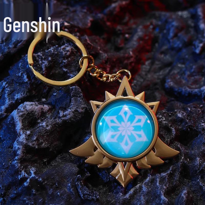 Luminous Genshin Impact Anime Keychain & Backpack Accessories - Creative Gifts for Girls & Best Friends