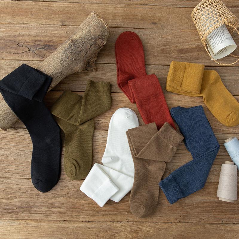 Women's Trendy Knee-High Socks: Slimming, Mid-Length for Spring, Summer, and Autumn