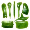 8 PCS/set resin wax scrapping plate small shave neck massage waist face massage dial the reinforced bar