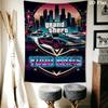 Custom Gta6 Wall Hanging Printed Fabric Blanket Decorative Tapestries for Bedroom Living Room Home Decor