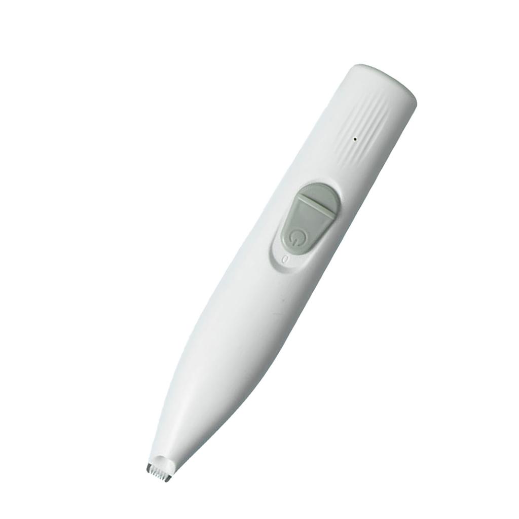 Pet Paw Hair Trimmer Rechargeable Low Noise Electric Dog Cat Hair Clipper with LED Light for Face