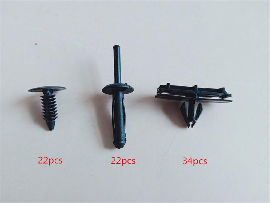 78x Car Push Retainer Pin Rivet Fasteners Clips Kit for 2007-17 Jeep Wrangler JK