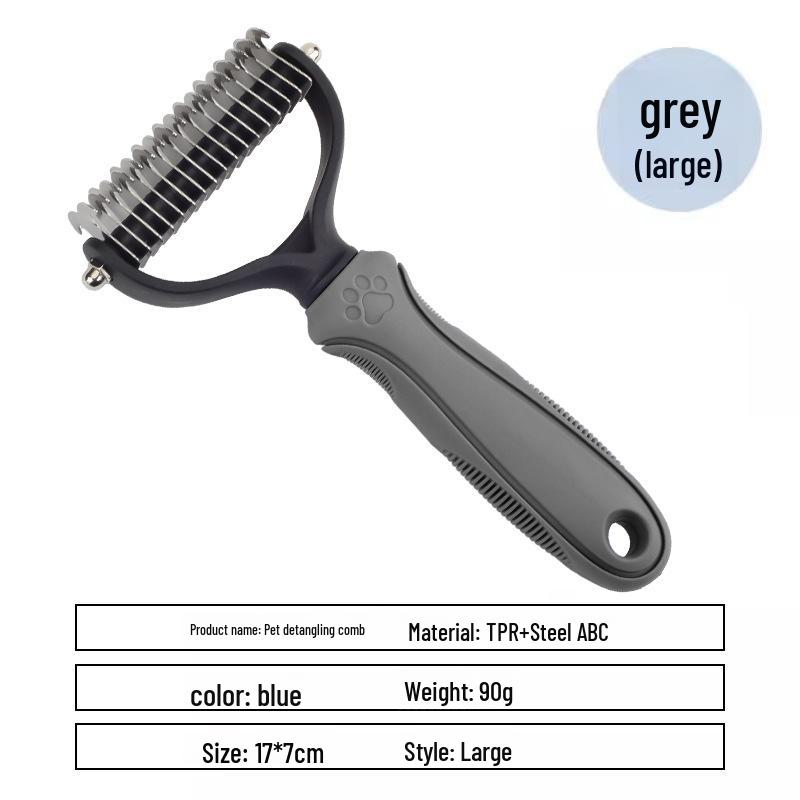 Tier Entwirrkamm für langhaarige Katzen & Hunde - Ideal zum Entfernen loser Haare