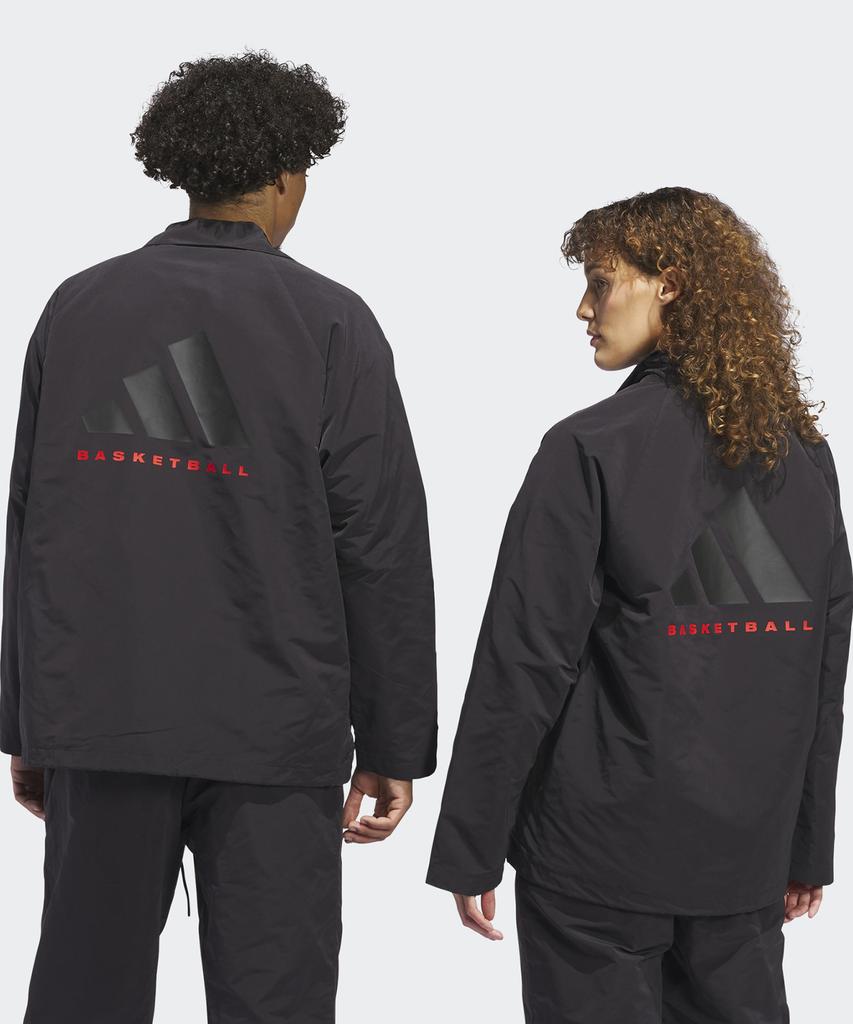 adidas Basketball Coach Jacket - Black / Iw5641