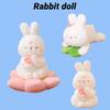 New Bunny Plush Toy Doll Soft And Fluffy Lotus Seat Cushion Sitting Rabbit Ideal Gift For Kids Bunny Plush)