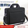 Men's Large Canvas Briefcase Laptop & Document Bag