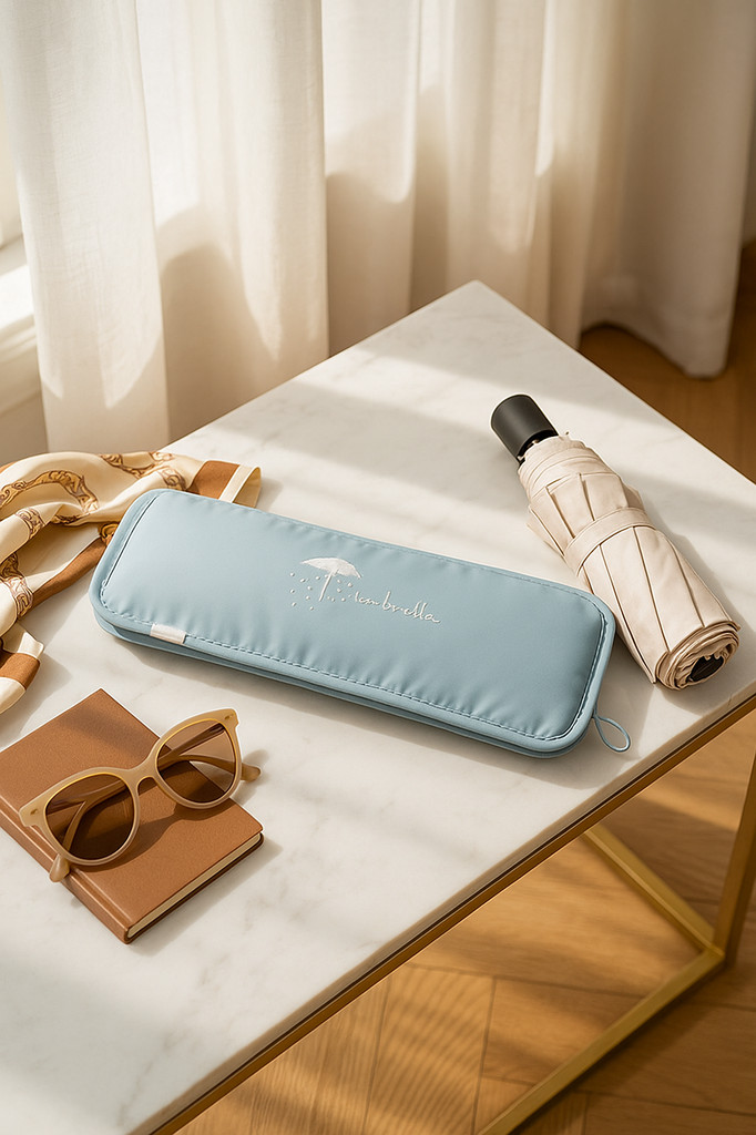 Mała torba do przechowywania parasoli ze świeżym nadrukiem, składana, chłonna, typu kopertówka, przenośna, wodoodporna torba do przechowywania