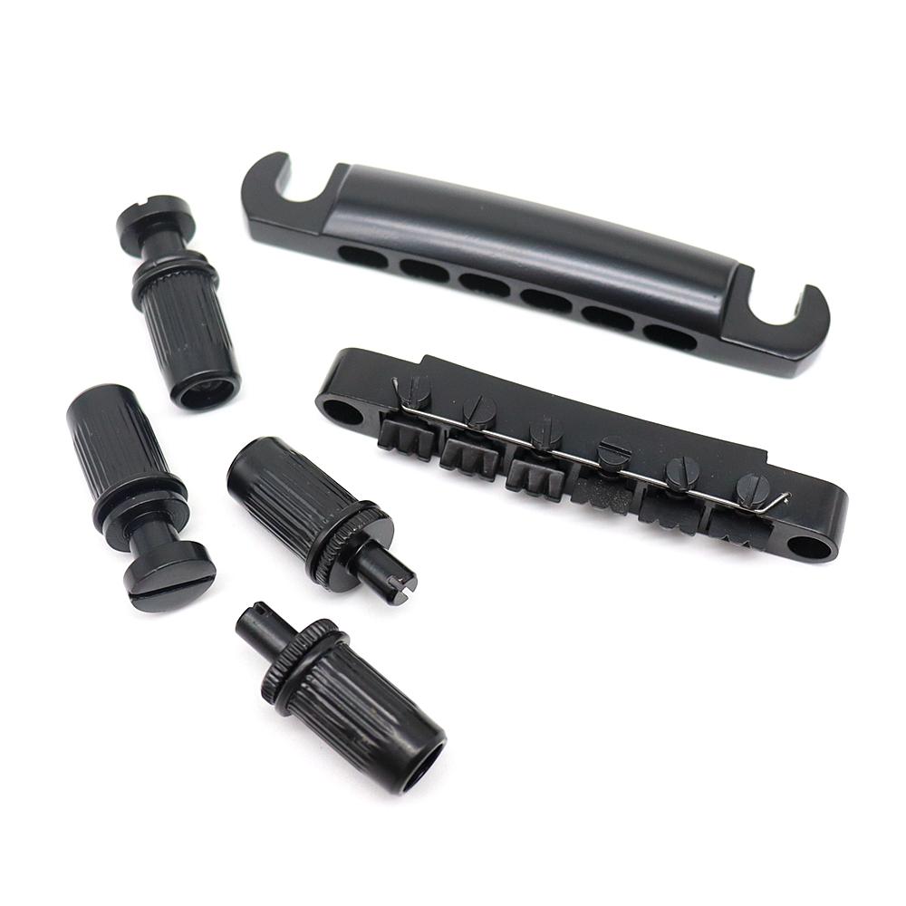 1Set Guitar Bridge Tune-O-Matic Bridge & Tailpiece 12 String For LP Electric Guitar