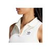 Adidas Originals Cropped Logo Slim-Fit Sleeveless Vest Women Tops White IT9858