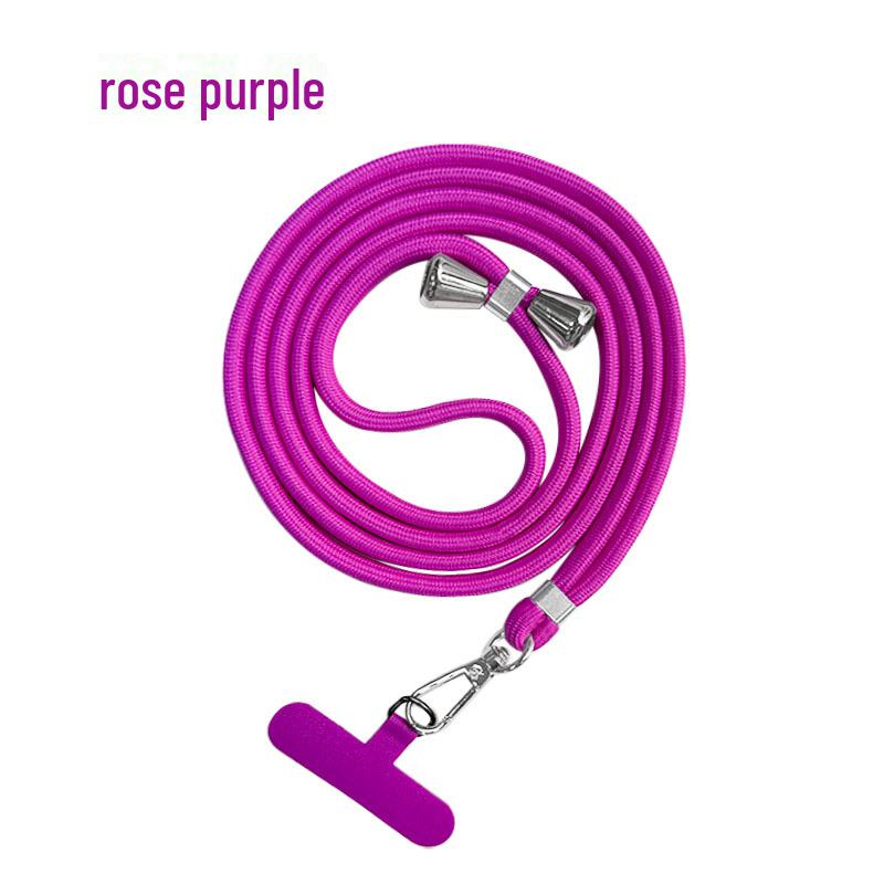 Adjustable Retractable Crossbody Phone Lanyard - Unisex Poly Neck Strap with Clip